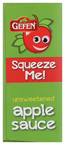 GEFEN APPLESAUCE POUCH UNSWTND 4PK