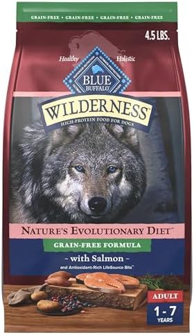 Blue Buffalo Wilderness Chicken Adult Dry Dog Food, Grain-Free, 24 lb | 39g Protein, Real Chicken #1 Ingredient, Supports Immunity with Antioxidant-Rich LifeSource Bits, Promotes Healthy Muscles