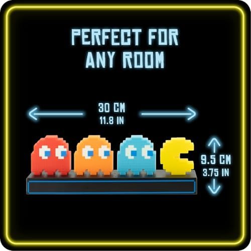 Pac Man and Ghosts Light, Pac Man Collectable Figure Lamp