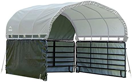 ShelterLogic 12'x12' Equine, Livestock and Agricultural Shelter Enclosure Kit (Corral Panels and Shelter Not Included)