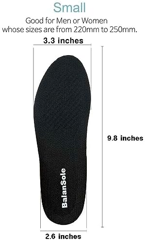 1 Inch Leg Length Discrepancy Full Length Insoles Lifts for Uneven HIPS (2 Lefts Large)