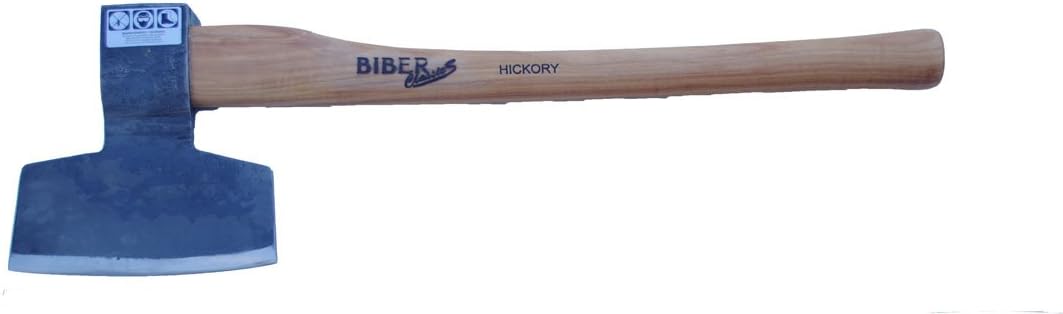 Biber Classic Swedish Carpenter's Hatchet or better known as The Broad Axe by Mueller (Right Bevel) Hand Forged In Austria