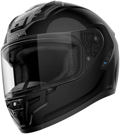 Sena Phantom and ANC Full Face Smart Motorcycle Helmet with Integrated Communications, LED Lighting, and 2nd Generation Sound by Harman Kardon