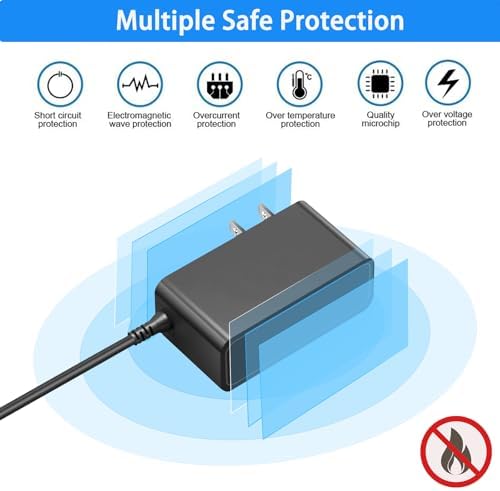 6V 2A Power Supply Cord, for ProForm and Nordictrack Elliptical Charger. | for ProForm 850 510E 480 490 500 600 LE, 390 395 475 510 EX
