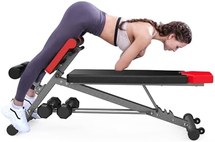 Finer Form Multi-Functional Adjustable Weight Bench and Roman Chair