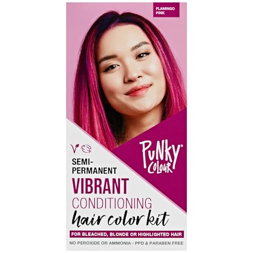 Punky Colour Box Kit Cotton Candy Semi Permanent Hair Color - Vegan, Cruelty-Free Conditioning Hair Dye, Lasts Up to 35 Washes