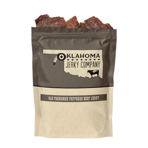 Old Fashioned Hickory Beef Jerky - No Frills Tough and Old Style Dry Beef Jerky - All Natural, Gluten Free, No Added Preservatives and No Added MSG, Healthy Protein Snacks, 2 oz (Pack of 3)