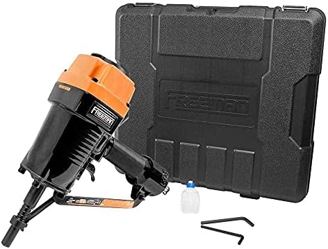 Freeman PSSCP Pneumatic 3" Single-Pin Concrete Nailer with Case | Heavy-Duty Air-Powered Nail Gun for Wood
