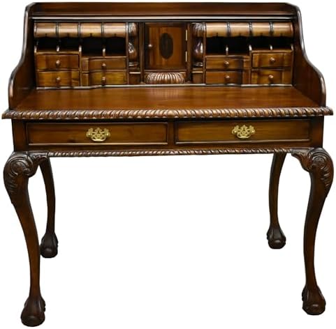 Crafters and Weavers Legacy Escritoire Secretary Desk - Brown Walnut