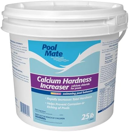 Pool Mate 8-Pounds Premium Calcium Hardness Increaser for Pools | Calcium Up, 100% Calcium Chloride, 8 ounces raises calcium hardness level 10 ppm per 5,000 gallons of water
