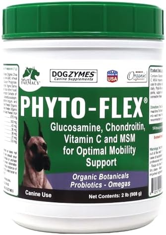 Dogzymes Phyto Flex - Glucosamine, Chondroitin, MSM and Hyaluronic Acid… (2 Pound)