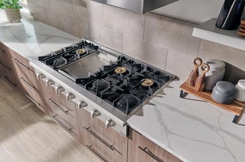 THOR KITCHEN Pro-Style Gas Rangetop with 6 Sealed Burners 36 - Inch, Stainless Steel HRT3618U