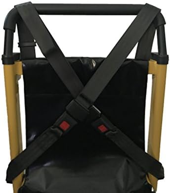 LINE2design EMS Stair Chair 70015-Y - Mobility Chair for Medical Emergency Patient Transfer - 2-Wheel Deluxe Evacuation Chair - Ambulance Transport