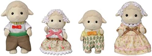 Calico Critters Pickleweeds Hedgehog Family - Set of 4 Collectible Doll Figures for Children Ages 3+