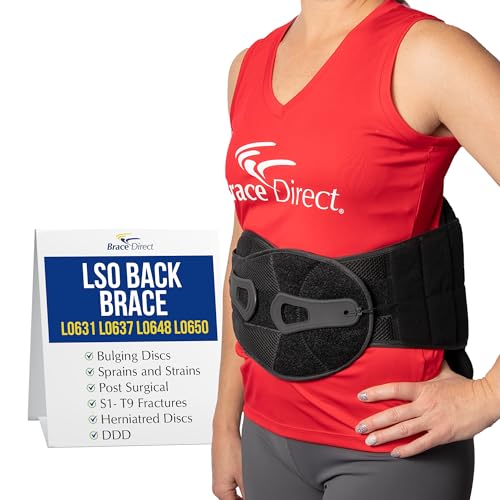 VertebrAlign LSO Back Brace for Sciatica & Herniated Disc L0650 | Back lumbar support brace that eases lower back pain, fracture support, SI joint & bulging disc. Men & women. L0631, L0648