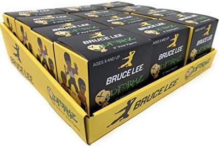 Diamond Select Toys Bruce Lee D-Formz PVC Figures Blind Mystery Box 12-Count Display, Multicolor, 3 inches