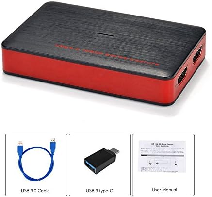 Y&H USB3.0 HDMI Game Capture Card Audio Video 4K 30P/1080P 120fps Record and Live Streaming