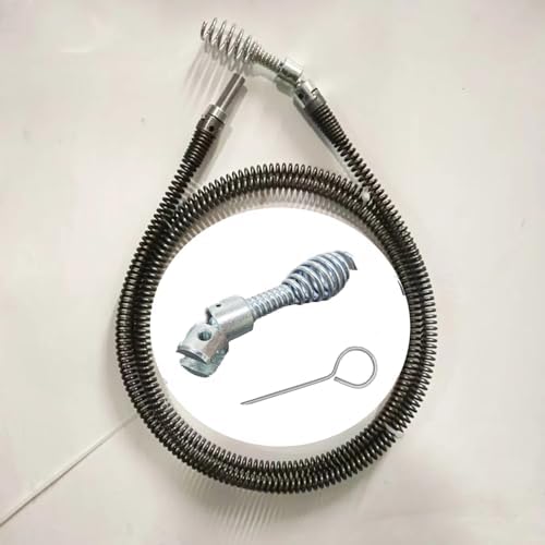 Drain Auger Attachment Set Drain Cleaner Machine Drill Attachment Drop Head Auger Parts for RIDGID K-50 K-400 Drain Cleaning Machine K-3800 Drum