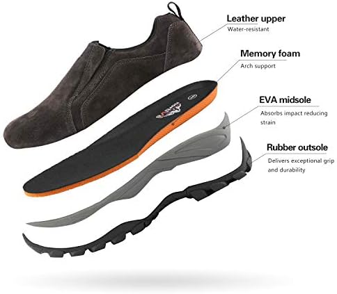 NORTIV 8 Men's Slip On Loafer Walking Shoes
