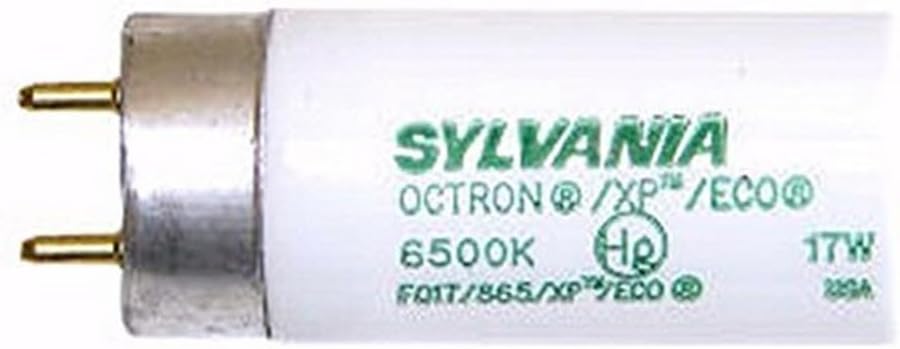 LEDVANCE Fluorescent 24" 17W T8 Lamp, 6500K Daylight, Coated, 1 Pack