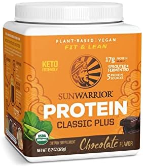 Clean Vegan Protein Powder Vanilla | Organic Protein Powder Plant Based Formula with 5 Superfood Blend Sprouted & Fermented | Non-GMO Low Carb Soy Dairy & Gluten Free (Vanilla, 30 Servings)