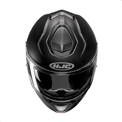 HJC i91 Solid Modular Motorcycle Helmet with HJ-33 Pinlock Shield, DOT Approved (Semi Flat Black, Medium)