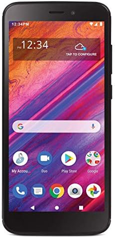 Simple Mobile Blu View 1 4G LTE Prepaid Smartphone (Locked) - Black - 16GB - Sim Card Included - GSM