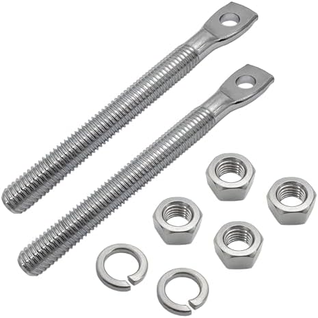 2PCS 5/8" Snow Plow Trip Spring Eye Bolt 1/2" Hole for Buyers SAM 1302005, NLP SNP6224,Meyer 09124,Western 90493K
