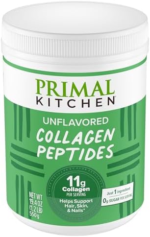 Primal Kitchen Collagen Peptides, Unflavored Collagen Powder, 1.2 Pounds
