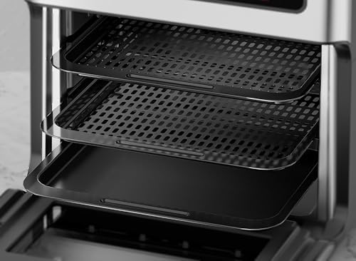 Air Fryer Drip Pan and Cooking Tray for Instant Vortex Plus10 QT,3 Pcs Replacement Parts,Accessories for Instant Vortex Plus 10 Quart Air Fryer
