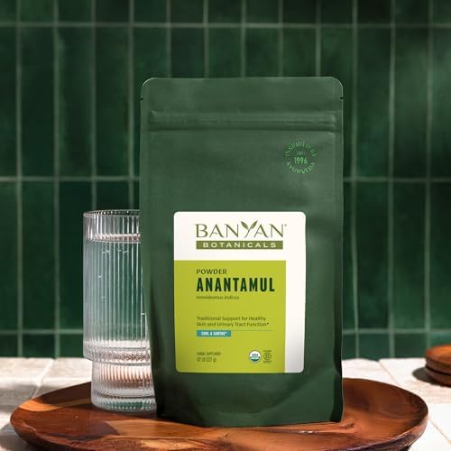Banyan Botanicals Anantamul Powder – Organic Indian Sarsaparilla (Hemidesmus Indicus) – Cooling & Soothing Organic Skin Supplement* – 1/2 lb
