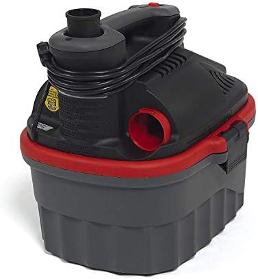 RIDGID 50313 Model 4000RV 4-Gallon Portable Wet and Dry Compact Vacuum Cleaner with 5.0 Peak-HP Motor, 4 gallon, Red