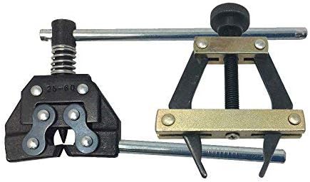 Aobbmok Roller Chain Tools Kit #25-60 Holder Puller&Breaker Cutter for Bicycle,Motorcycle Chains (Carbon Steel)