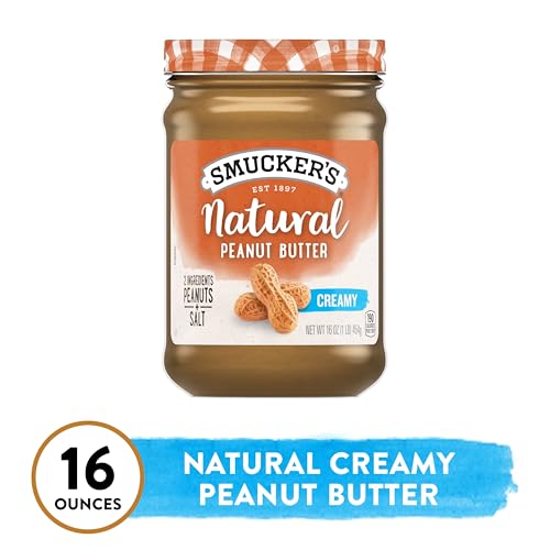 Smucker’s Natural Creamy Peanut Butter, 26 Oz. Jar