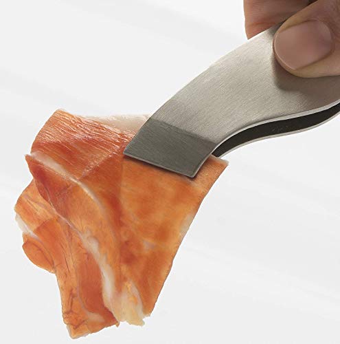 Serrano Ham Bone in from Spain 15 - 17 lb + Ham Stand + Knife + Ham Cover + Ham Tongs - Cured Spanish Jamon with NO Nitrates or Nitrites Espuña