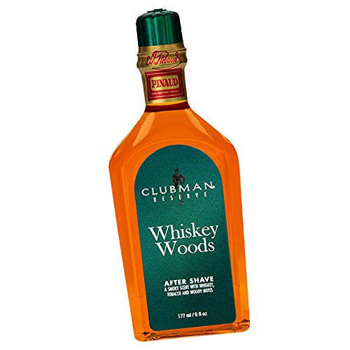 Clubman Reserve Whiskey Woods After Shave Lotion for Men – Refreshing After Shave Splash, Soothing Aftershave Care, 6 oz