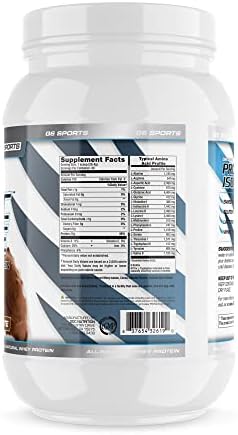Nutrition Prolific Isolate All Natural Whey Protein Isolate (Gluten Free, Lactose Free, Stevia Sweetened, 25g Protein, 100 Calories) – 2.5lb Jar – Chocolate