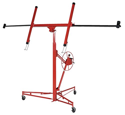 Vestil DPH-X-11 Steel Deluxe Drywall and Panel Hoist 49 in. x 121 in. x 137 in. 150 Lb. Capacity Red