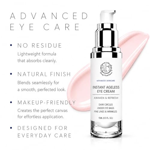 Instant Eye Tightener Cream - Instantly Reduces Under Eye Puffiness, Bags