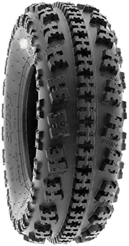 SunF ATV Tires 22x7-10 22x10-9 Sport Race Knobby 6 PR A027 - BUNDLE