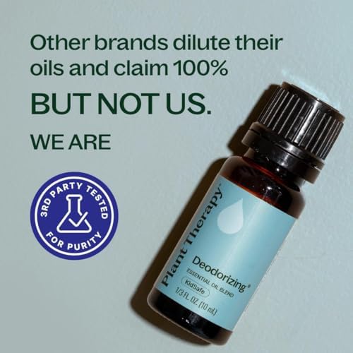 Plant Therapy Deodorizing Essential Oil Blend 10 mL Ideal for Cleaning | Pure Essential Oils, Undiluted, Ideal for Household Cleaning & Deodorizing
