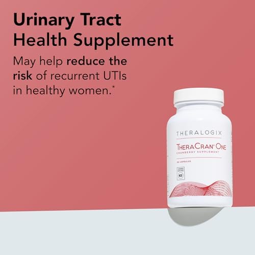 Theralogix TheraCran One Cranberry Capsules - 90-Day Supply - Supplement for Men & Women - to Support Urinary Tract Health* - 36mg Soluble PACs per