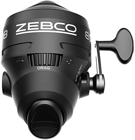 Zebco 808 Spincast Fishing Reel, Changeable Right- or Left-Hand Retrieve, Pre-Spooled with Zebco Fishing Line, Dial-Adjustable Magnum Drag