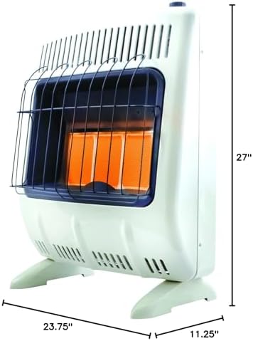 Mr. Heater 20,000 BTU Vent Free Radiant Natural Gas Heater