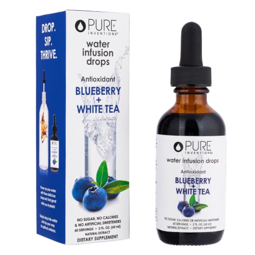 Pure Inventions Water Enhancer Drops - Refreshing and Delicious - Antioxidants, Electrolytes - No Sugar, Calories, or Artificial Sweeteners - Cranberry and Elderberry (60 Servings)