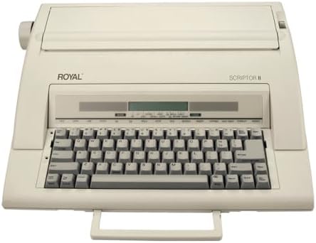 ROYAL 69147T Scriptor II Typewriter, White