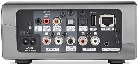 Denon HEOS Link Wireless Pre-Amplifier For Multi-Room Audio - Series 2 (New Version), Amazon Alexa Compatibility, Powered Subwoofer Connection
