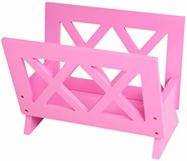 Frenchi Home Furnishing Contemporary Magazine Rack, white