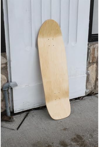 Moose Old School Skateboard Deck (10" x 33", Natural)