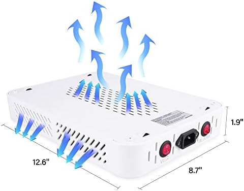Beelux 1000w LED Grow Light for Indoor Plants Full Spectrum